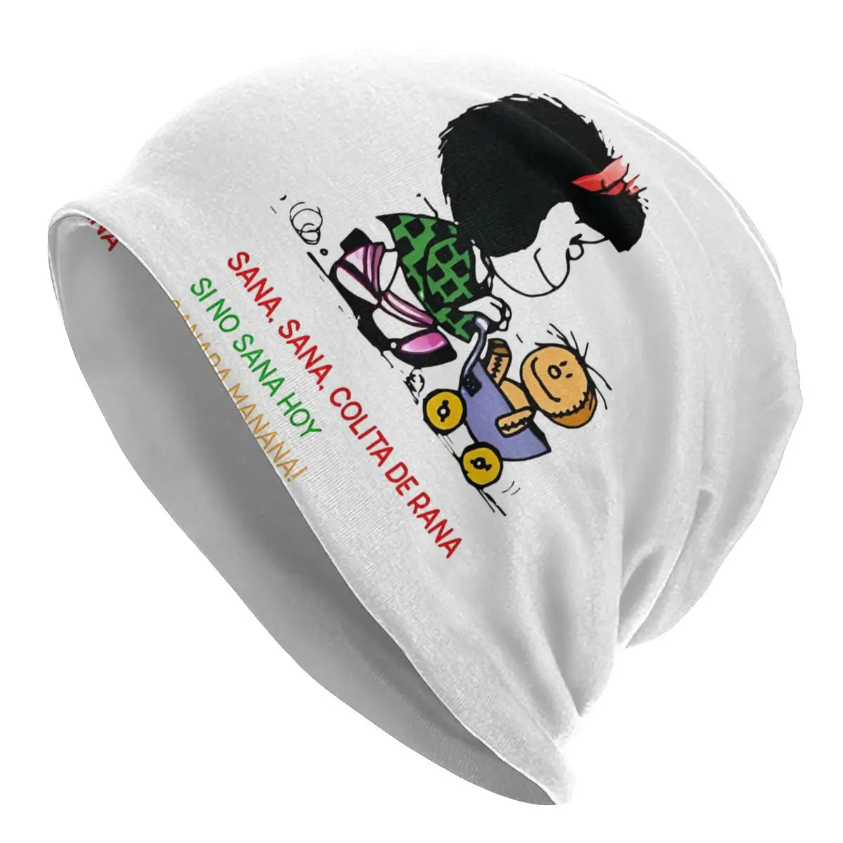 

Comics Thin Bonnet Homme Fashion Mafalda Cartoon Skullies Beanies Caps Style Hats