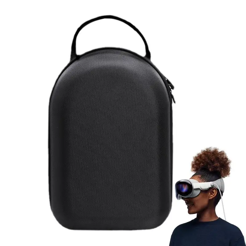 

VR Headset Storage Bag EVA VR Headset Case With Handle Large Capacity Container For VR Accessories For Camping Picnic Parties