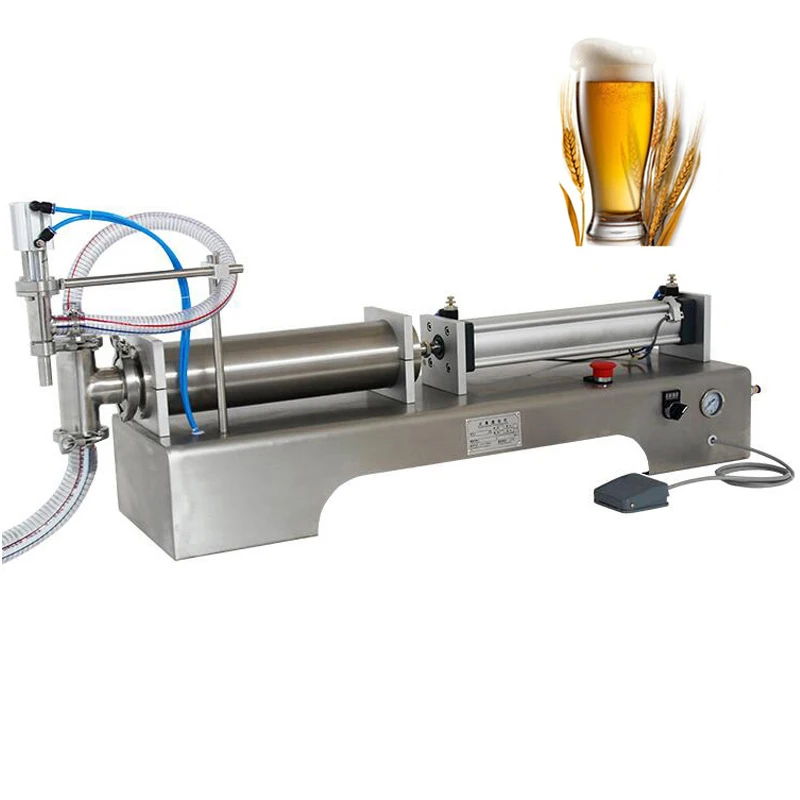 

Quantitative Liquid Filling Machine Automatic Pneumatic Piston Liquid Filler For Milk Detergent Chemical Shampoo Oil 50-5000ml