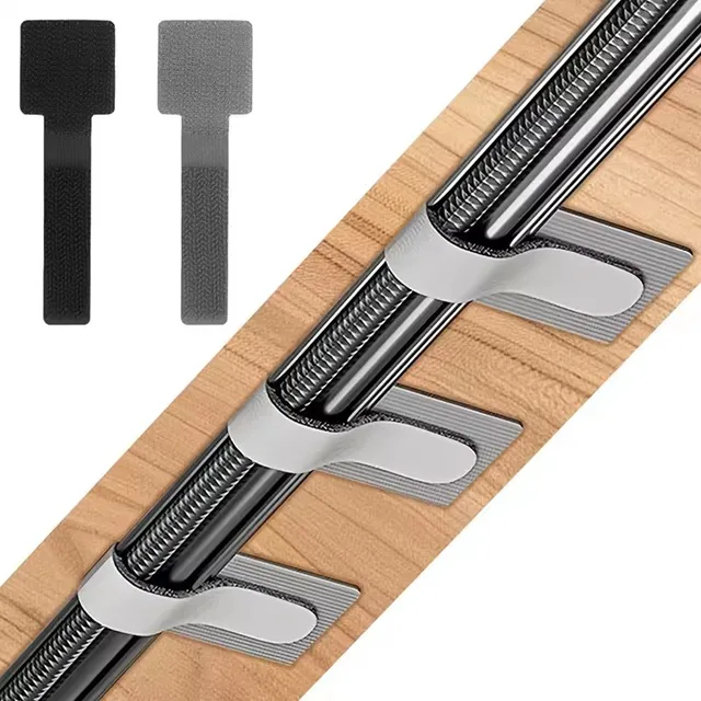 Reusable Cable Ties Fastening Wire Organizer Cord Rope Holder Self Adhesive Adjustable Cord Organizer Straps Desk Management