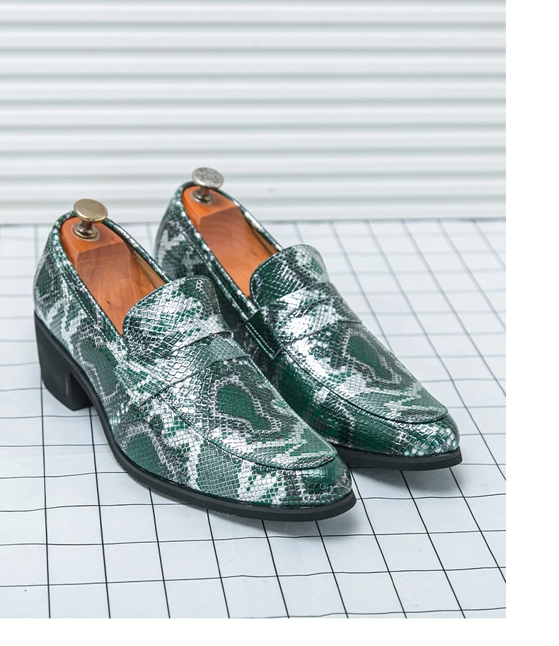 Neue Designer Männer High Heel Schuhe Heighten 6CM Kleid Schuhe Mann Mode Spitz Schuhe Leder Hochzeit Schuhe für männer Oxfords – Detail 16