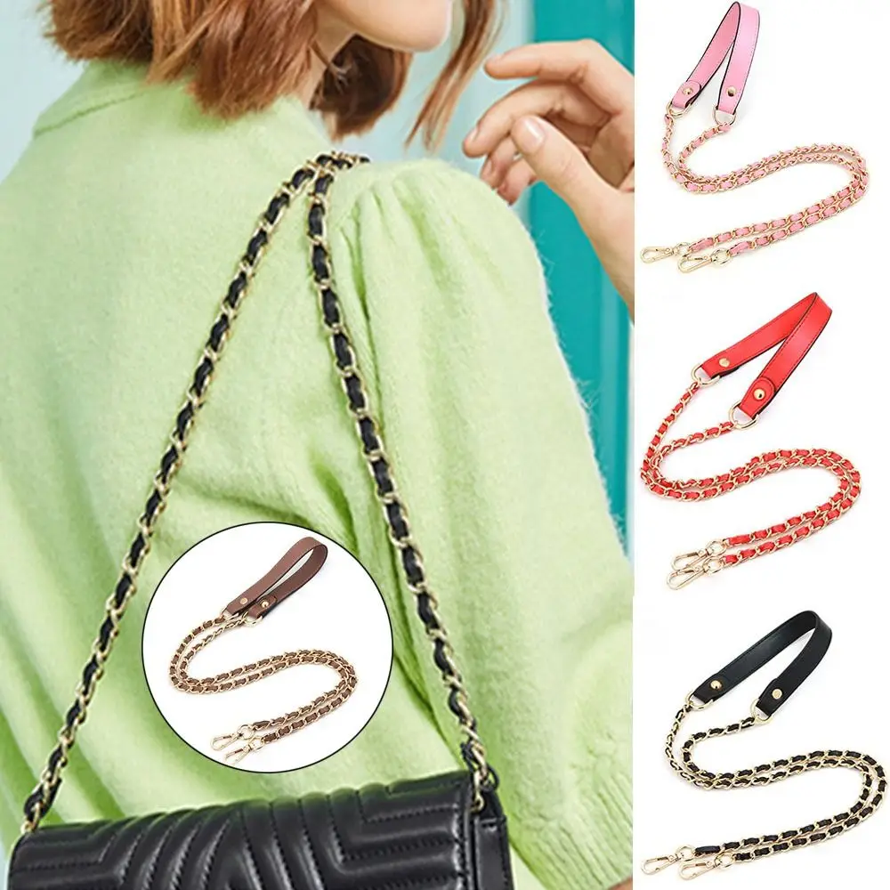 29 cm/120 cm Stahl-Taschenketten, abnehmbare Geldbörsenkette, Tasche, PU-Leder, Gürtel, Riemen für Handtaschen, Griff, Zubehör, Schulterkette – Detail 3