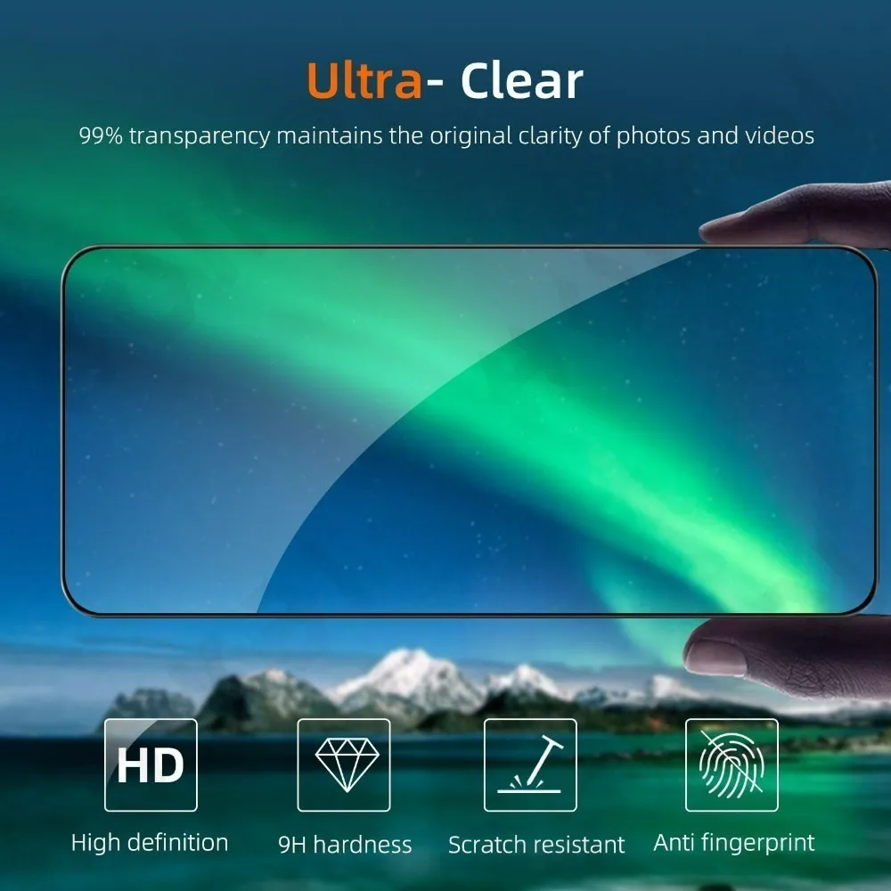 Premium Tempered Glass Screen Protector with Easy Installation (2-Pack)