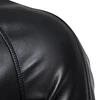 TRAF 2024 Leather Men's New Trend Fashion Spring And Autumn Stand Collar Comfortable Slim Leather Jacket Handsome Youth Coat 2