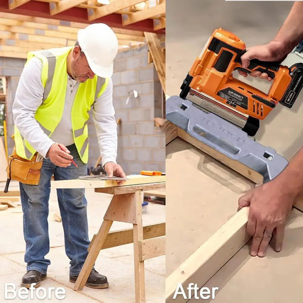 

Center Stud Layout 16 Inch Wall Accurate Measurement Framing Spacing Positioning Jig Cast Aluminum Wall Stud Framing Tool