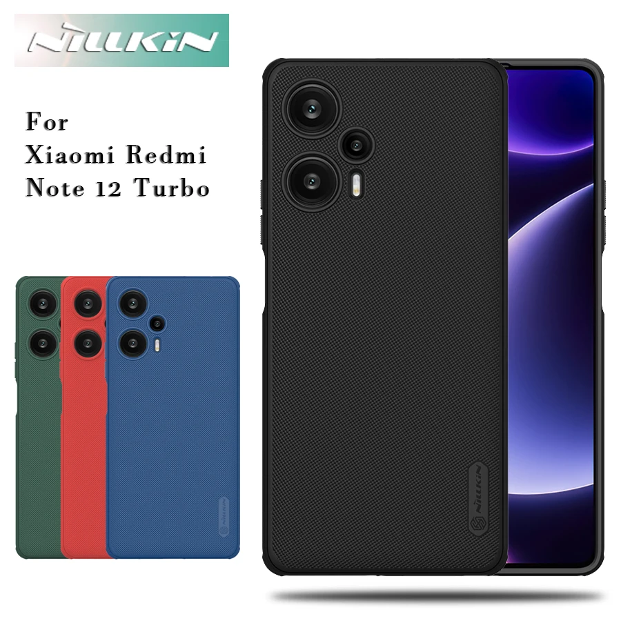 

Nillkin For Xiaomi Redmi Note 12 Turbo 5G Case Super Frosted Pro Shield Ultra-Thin Hard PC Protection Back Cover