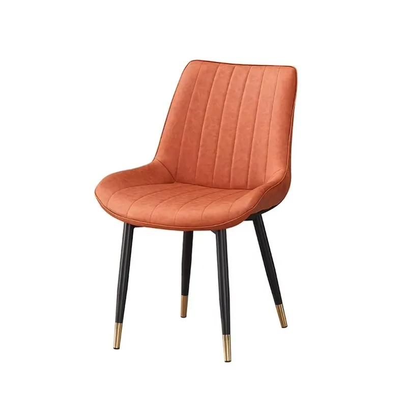 Manufacturers Direct Selling Leather Soft Cafe Dining Chairs Household Simple for Restaurants and Coffee Shop Chair