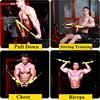 Heavy Duty Handles For Resistance Bands Handle Sturdy And Non Slip Cable Machines LAT Pull Down Bar Pila Accessories 6