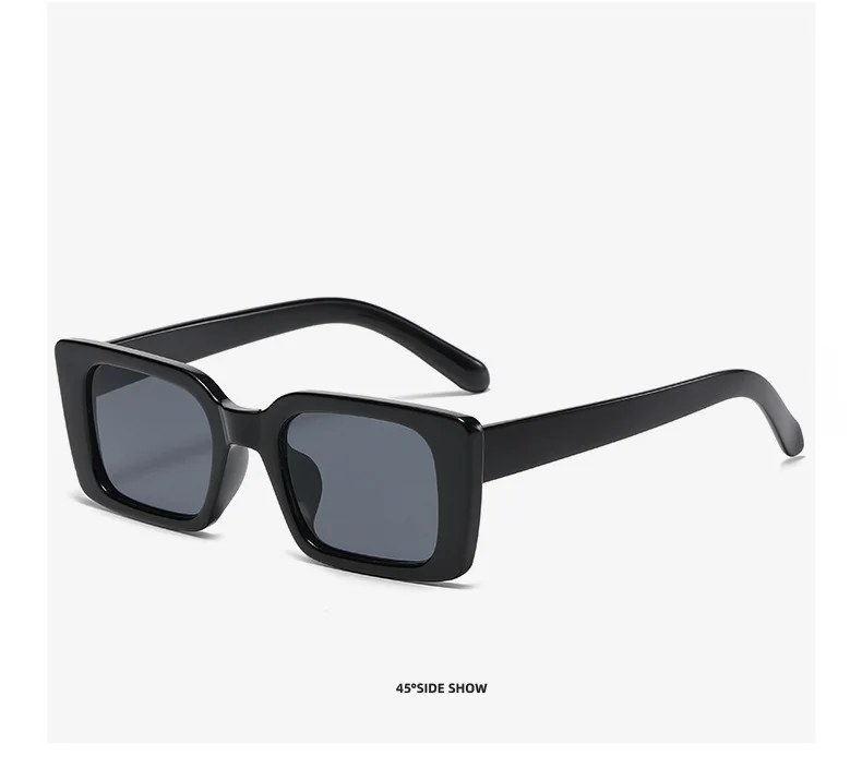 Vintage Square Sunglasses For Women Retro Gradient Designer Shades_voghion.com