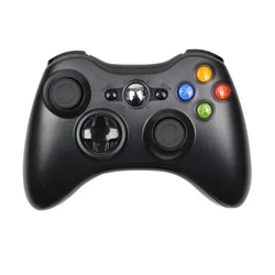 Enhanced Wireless/Wired Game Controller with Dual - Vibration Turbo (Black Bluetooth)