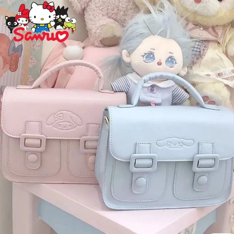 

Sanrio Melody Kuromi Hello Kitty Cinnamoroll Pochacco Fashion Cute Cartoon Shoulder Messenger Bag Casual Handheld Cross-body Bag