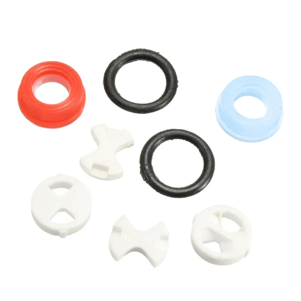 Ceramic Disc Silicon Washer Insert Turn Replacement Valve Tap Fits For Valve O Ring Gasket Silicon Washer Core Accessories