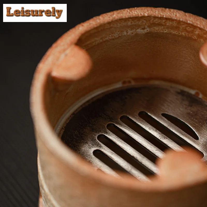 Wood-fired Porcelain Tea Warmer Holder Candle Heater Stove Household Kettle Stand Boiling Water Carbon Furnace Tea Items Set