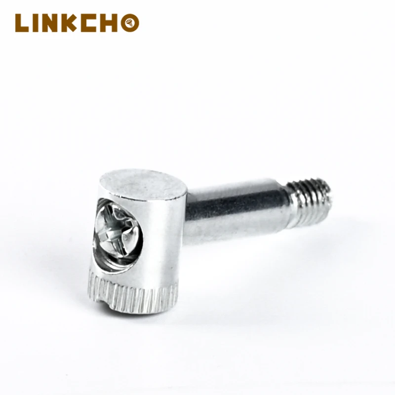 LINKCHO Furniture Hardware Hidden Connector Furniture 4 in 1 Fastener Cupboard Hardware Fitting