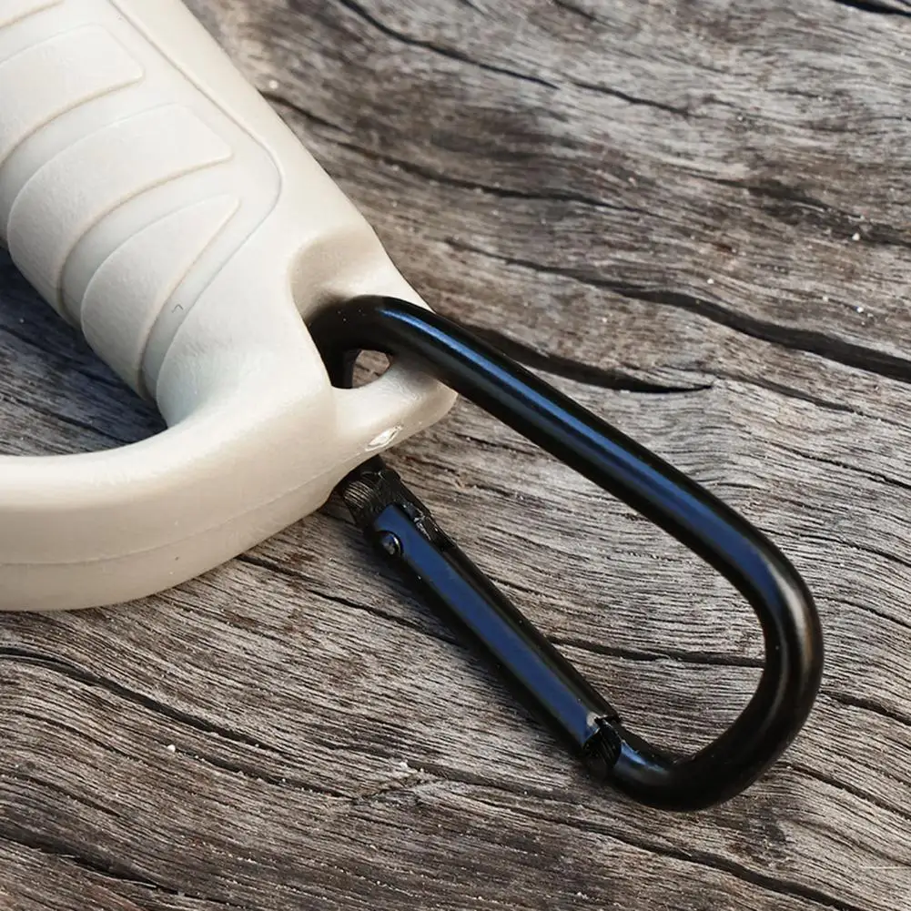 Fish Control Device Lightweight Fish Lip Gripper with Anti-slip Handle Carabiner for Easy Fishing Control Portable for Anglers