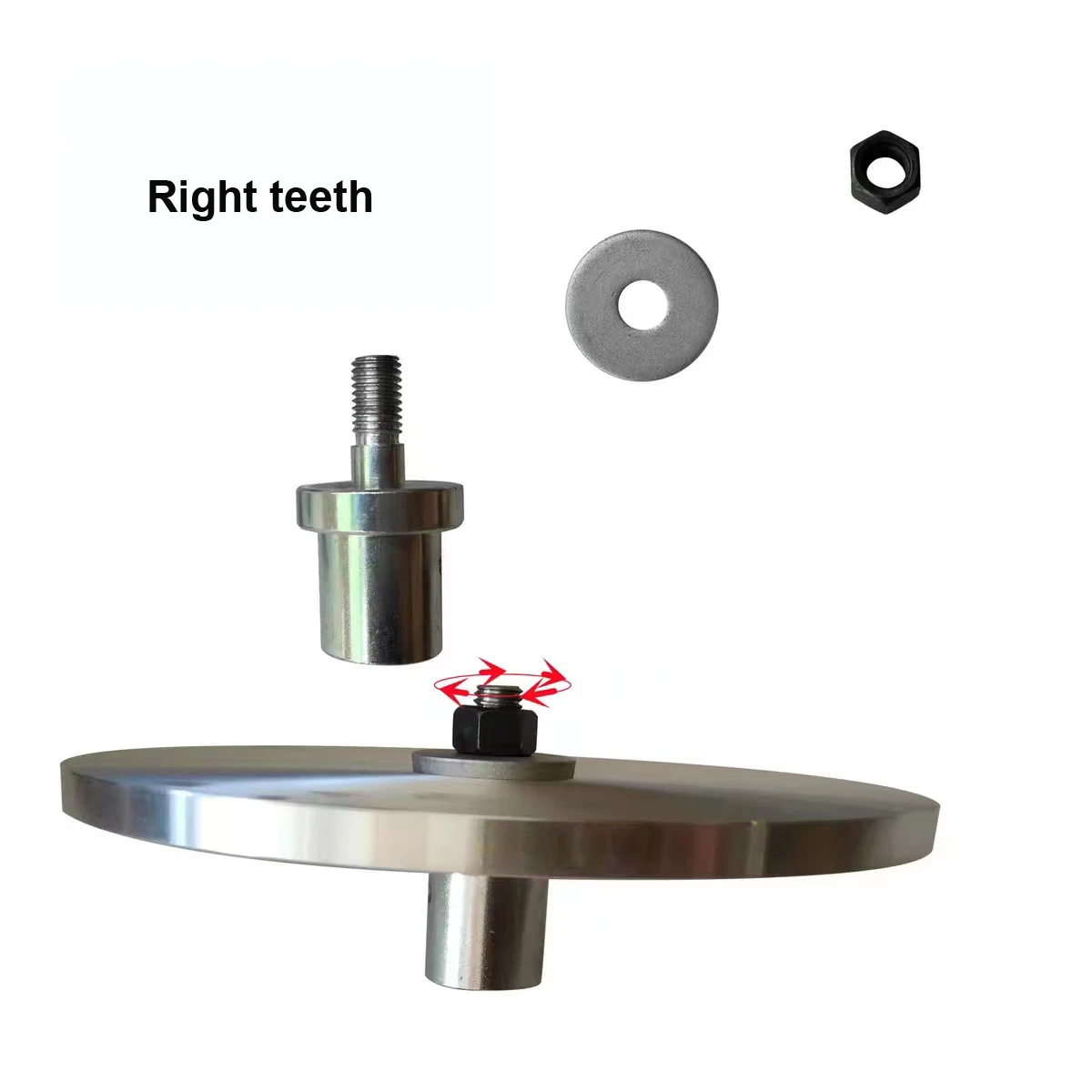 Motor Shaft Adapter 14MM to 12.6mm Flat Mill Coupling Waterproof Shaft Head for Gemstone Machine