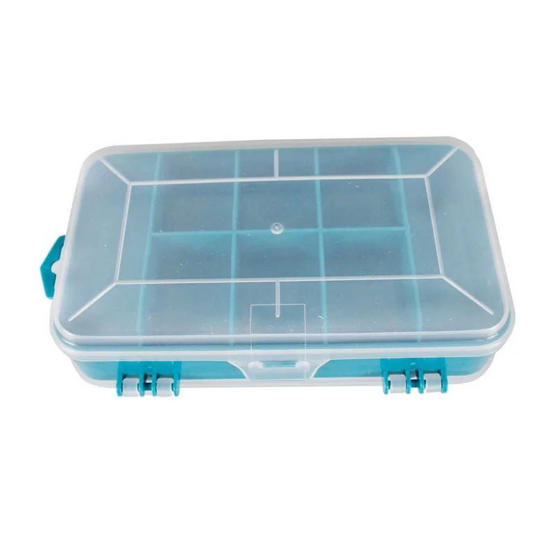 power tool bag New 13 Grids Portable Transparent Screws Storage Box Double-Side Multifunctional Storage Tool  Plastic Parts Organizer Box leather tool bag Tool Storage Items