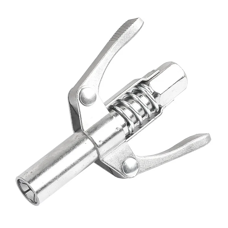 Pneumatic butter gun nozzle, electric locking pliers, high-pressure butter nozzle, self-locking oil injection manual but