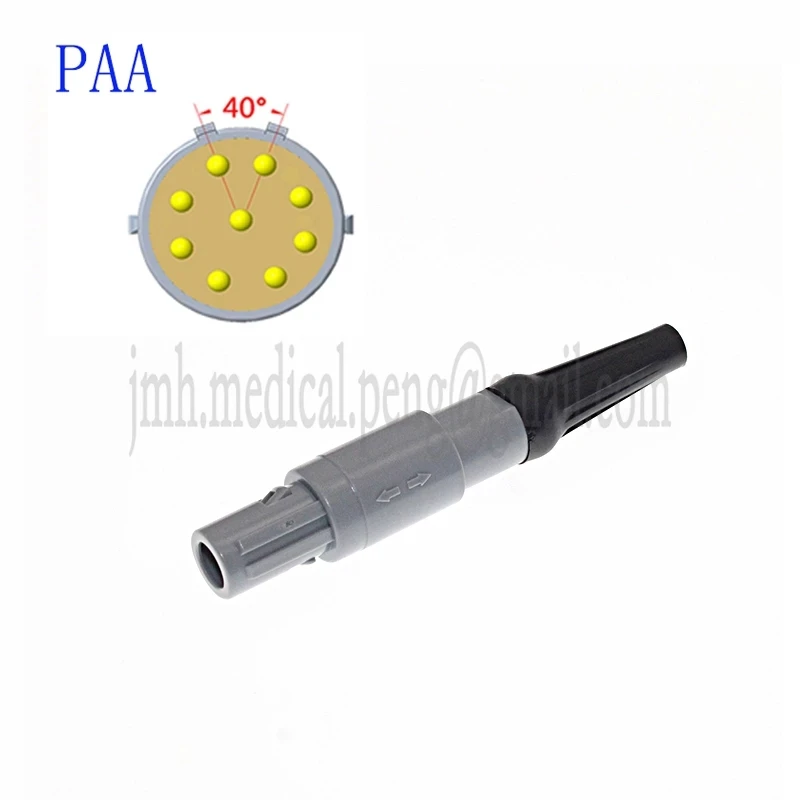Connecteur Autobloquant PAG Médical Push-pull - 1P - 2 à 14 Broches - Argenté