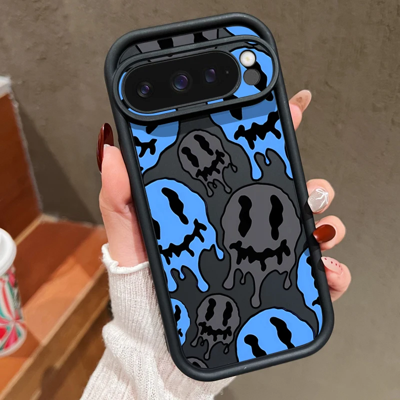 Funny Face Ghost Skeleton Patterned Shockproof Bumper Soft Case Cover