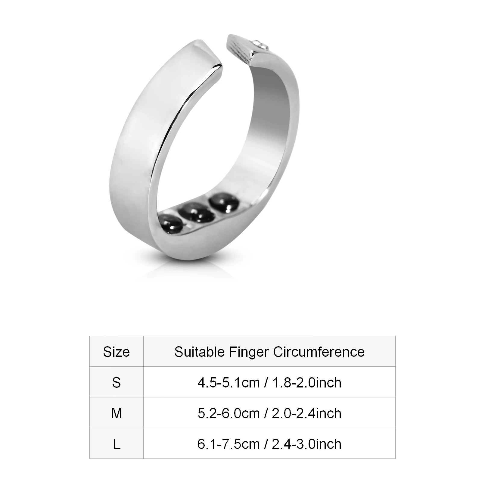 Anti Snore sleep Ring Magnetic Therapy Acupressure Treatment Against Snoring Device Snore stop Stopper Finger Ring Sleeping Aid 5