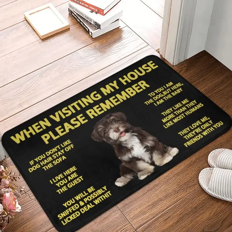 

Шоколадный Бишон Havanese, напольный коврик для входной двери, комнатный кухонный коврик для ванной, ковер для гаража