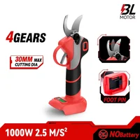 30mm 4Gears Brushless Electric Pruning Shears Cordless Rechargeable Fruit Tree Bonsai Pruning for Makita 18V Battery 1