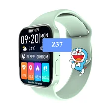 

2021 Waterproof Z37 Smart Watch 7 For Series 7 BT Call 1.75 intelligent Heart Rate Blood Pressure Smart watch IWO12 13
