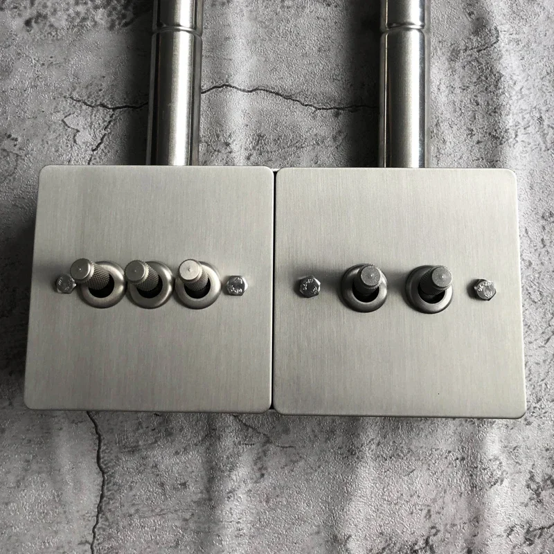 escovado painel interruptor tomada ue 01
