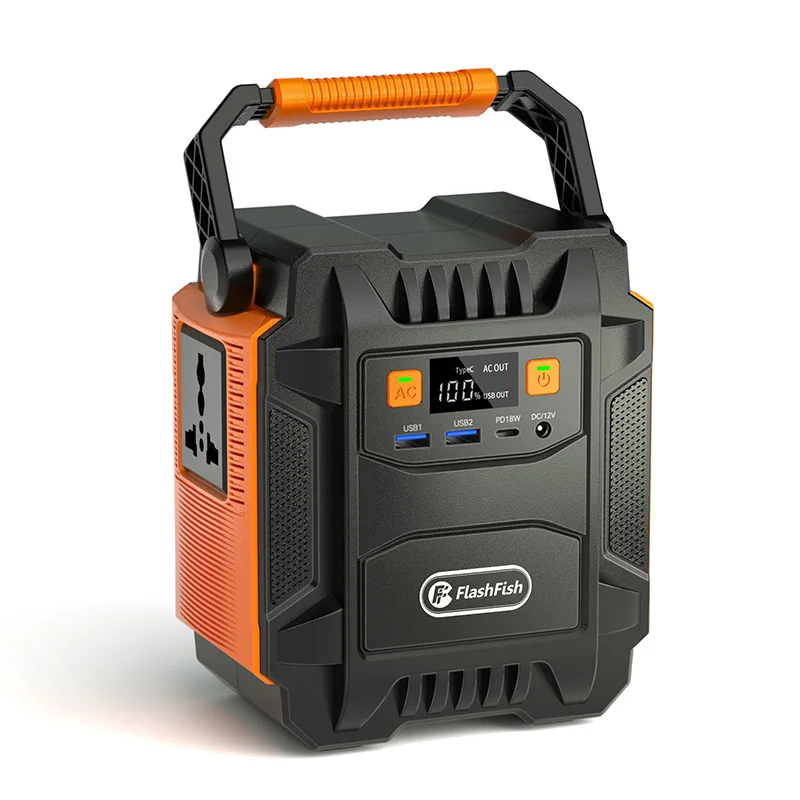휴대용 태양광 패널 발전기, 110V 220V 200W, 172Wh, 야외용 비상 조명