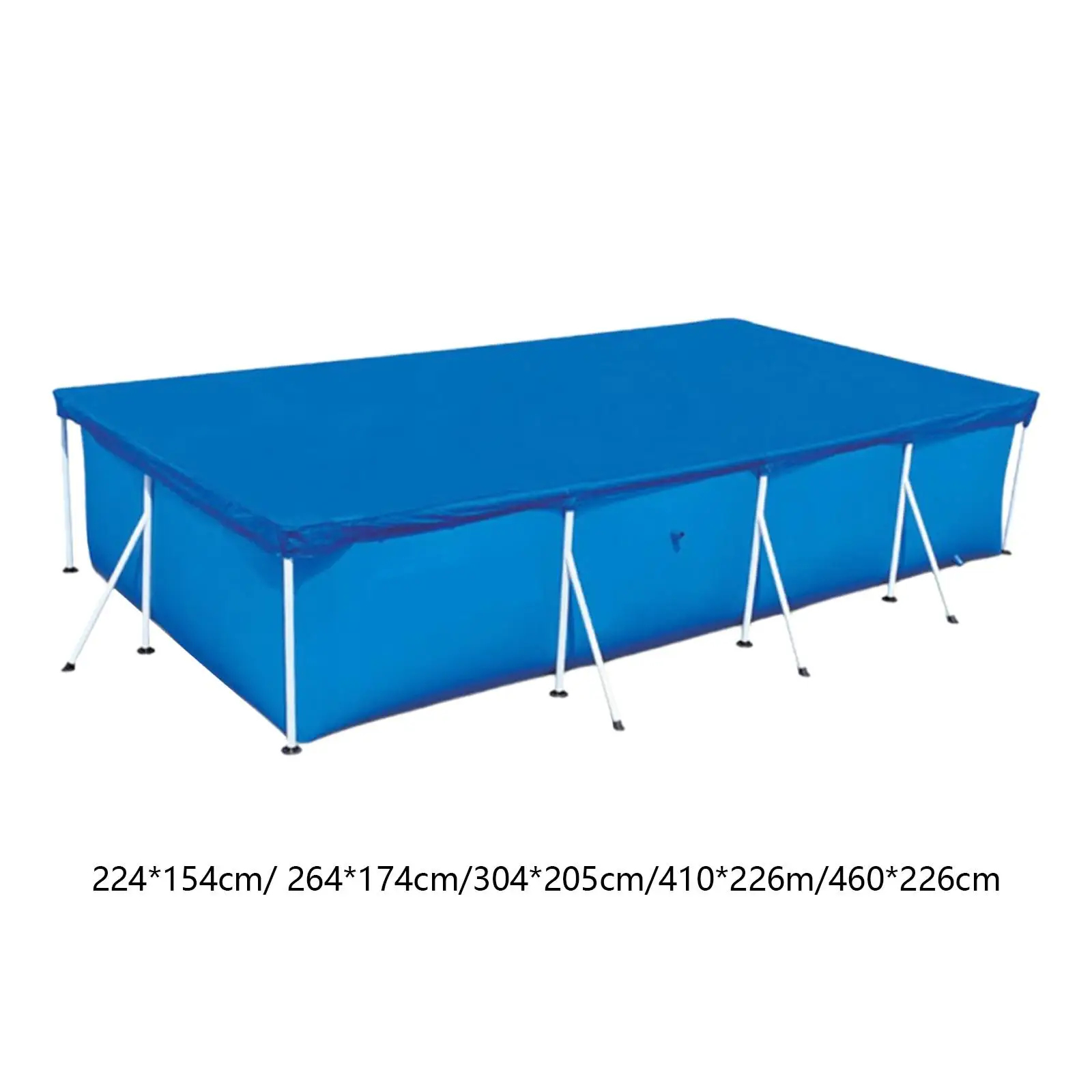 Rectangular Pool Cover Foldable Inflatable Pool Cover for Outdoor Paddling