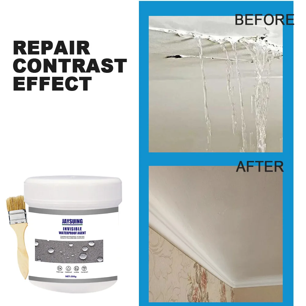 Waterproof Sealant 100g/300g Bathroom Kitchen Exterior Wall Sealant Glue Leak Filling Coating Agent