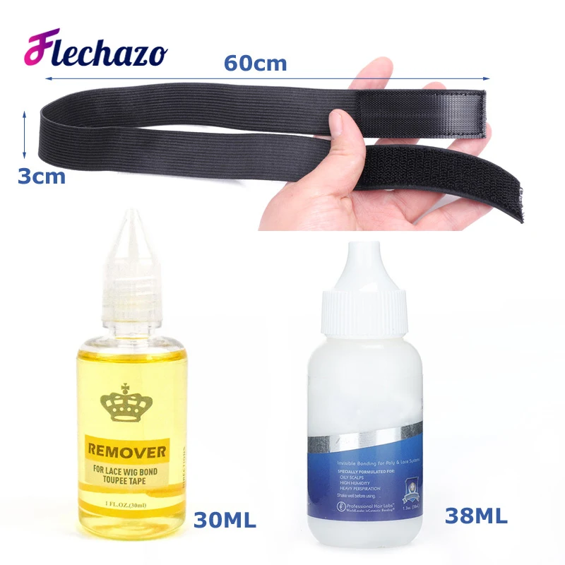 Ultra Hold Wig Glue For Lace Wigs Hair Replacement Adhesive Hair Glue Remover with Elastic Wig Band for Extensions wig glue hair bonding glue lace wig glue wig glue remover