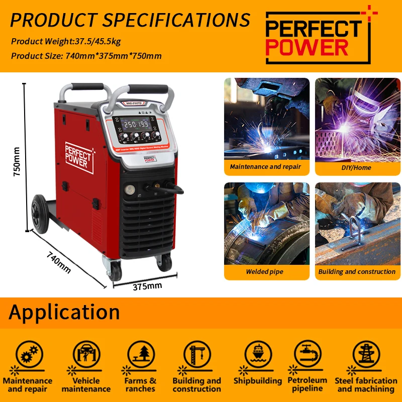 MIG Welding Machine 250A Soldadoras Other Arc Welders Stick Welder Handheld Welding Machine MIG Welders 2024 5