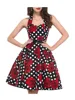 112558-9d72f7.jpg Robe d'été décontractée femmes à pois rétro Robe trapèze Pin Up Robe Vintage années 60 50 Rockabilly Robe d'été