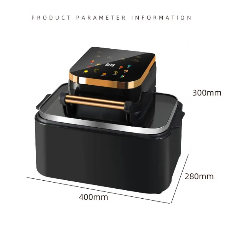 12L Air Fryer Large Capacity Ivisible Automatic Electric Fryer Household Intelligent Electric Oven Friggitrice Ad Aria 2