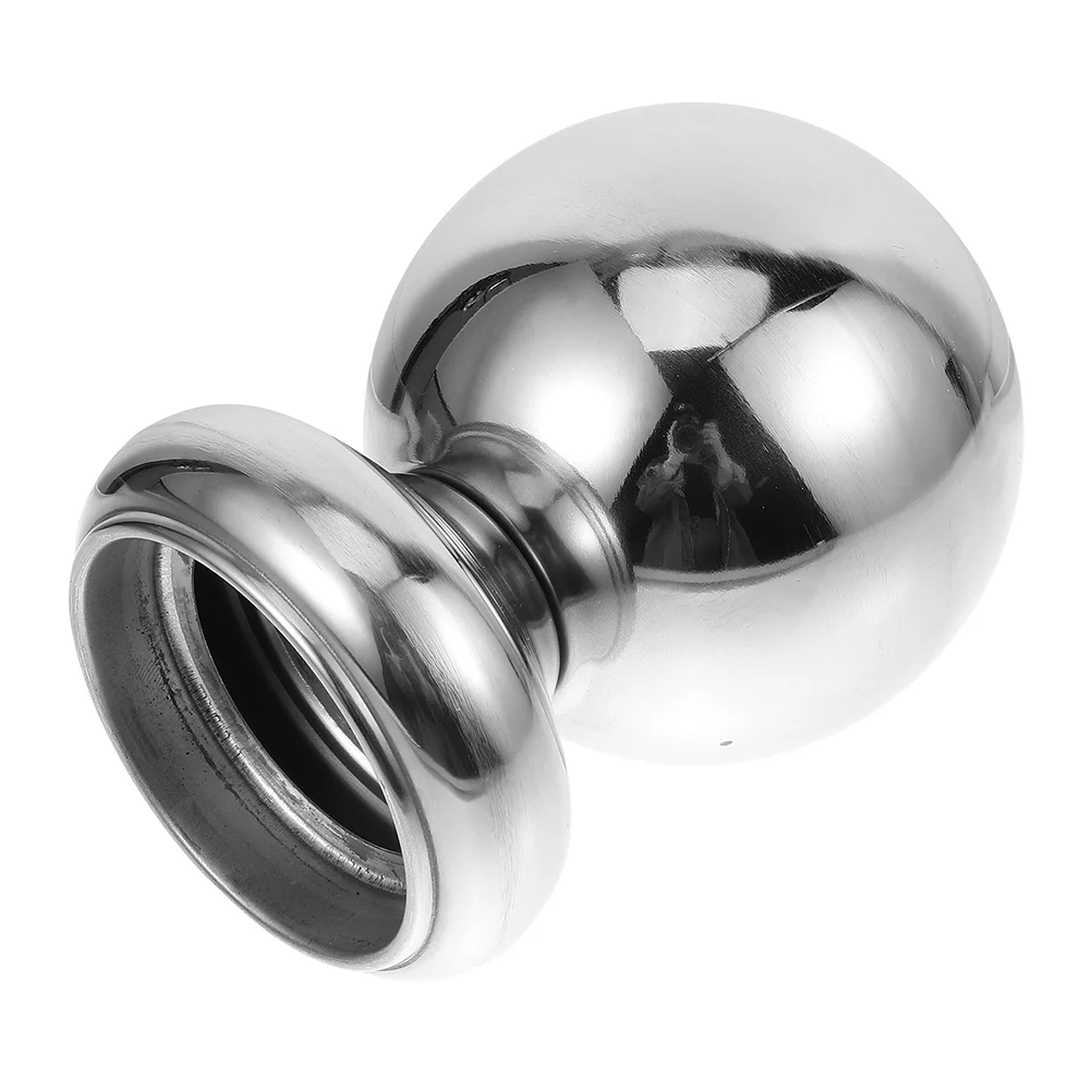 

Stainless Steel Ball Handrail Balls for Indoor Stairs Railing Finials Stairway Curtain Rod