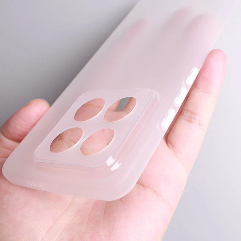 Ultra Thin Translucent TPU Protective Case with All-Round Soft Camera Shell