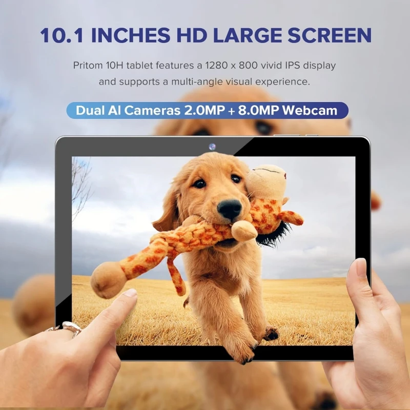 Tablette 10 pouces android 13 avec 4gb ram et 64gb stockage_voghion.com