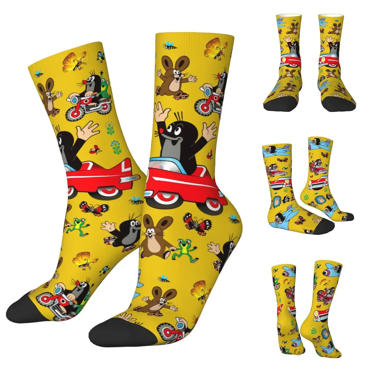 

3D printing cosy Unisex Socks,Hip Hop Krtek Little Maulwurf Interesting Four Seasons Socks