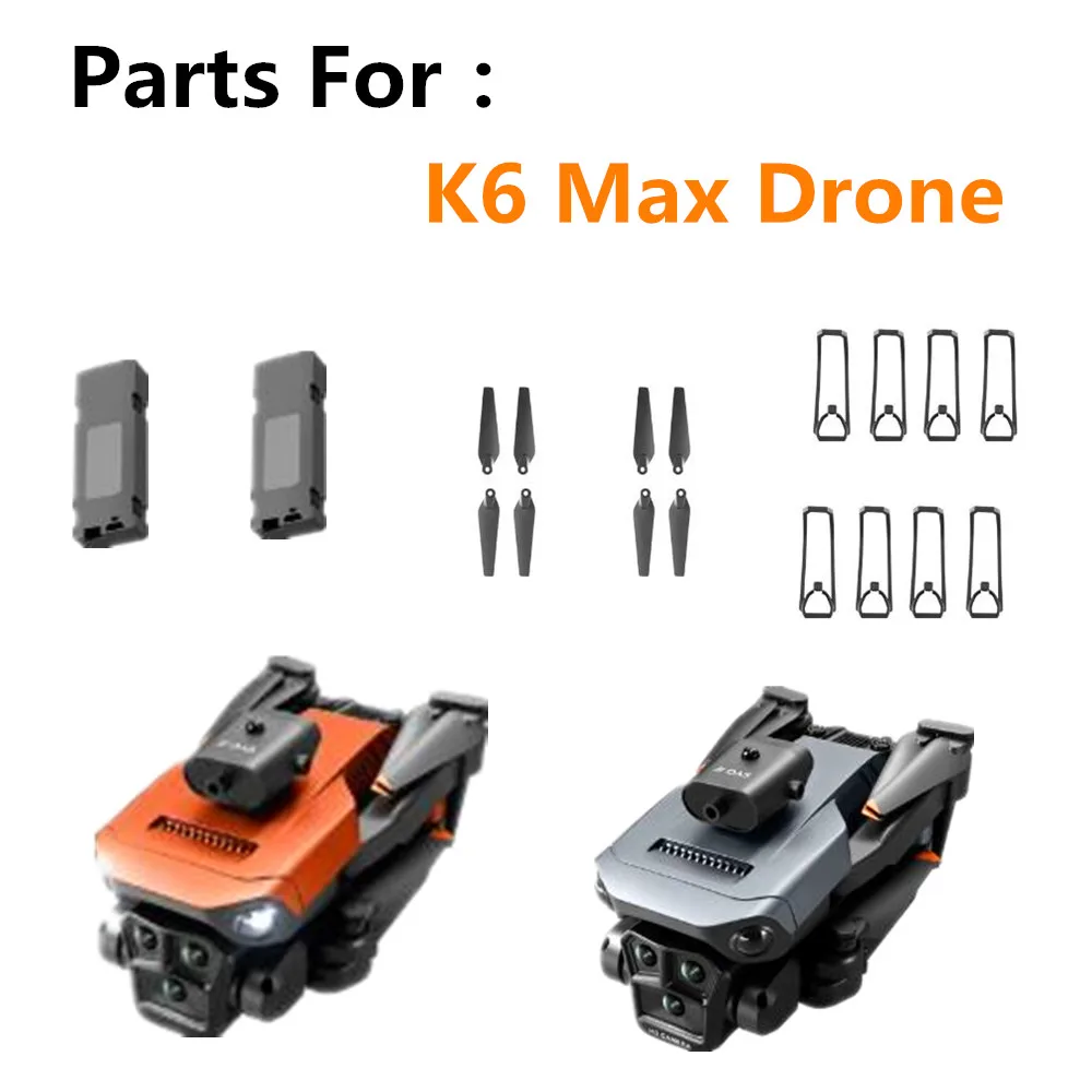 

Drone Battery Accessories 3.7V 1800Mah / 3600 mah / Propeller Blade /K6 Max Drone Original Spare Parts K6 Max Drone Battery