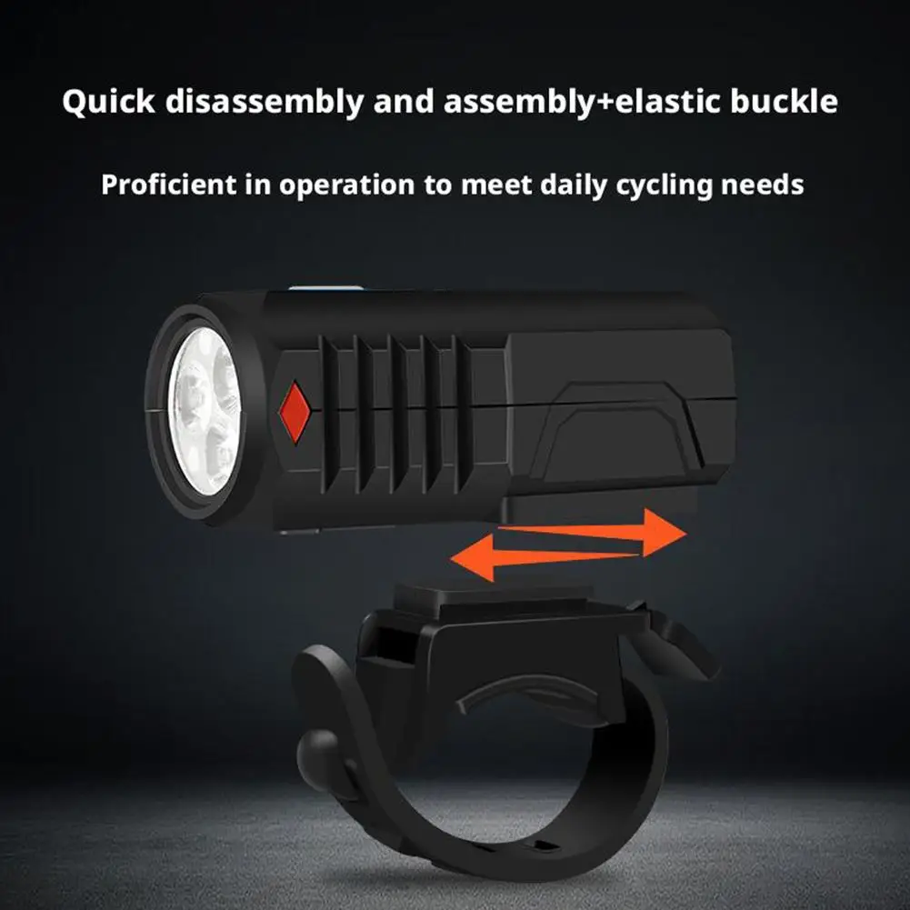 Rechargeable LED Front Bike Light for Mountain Cycling