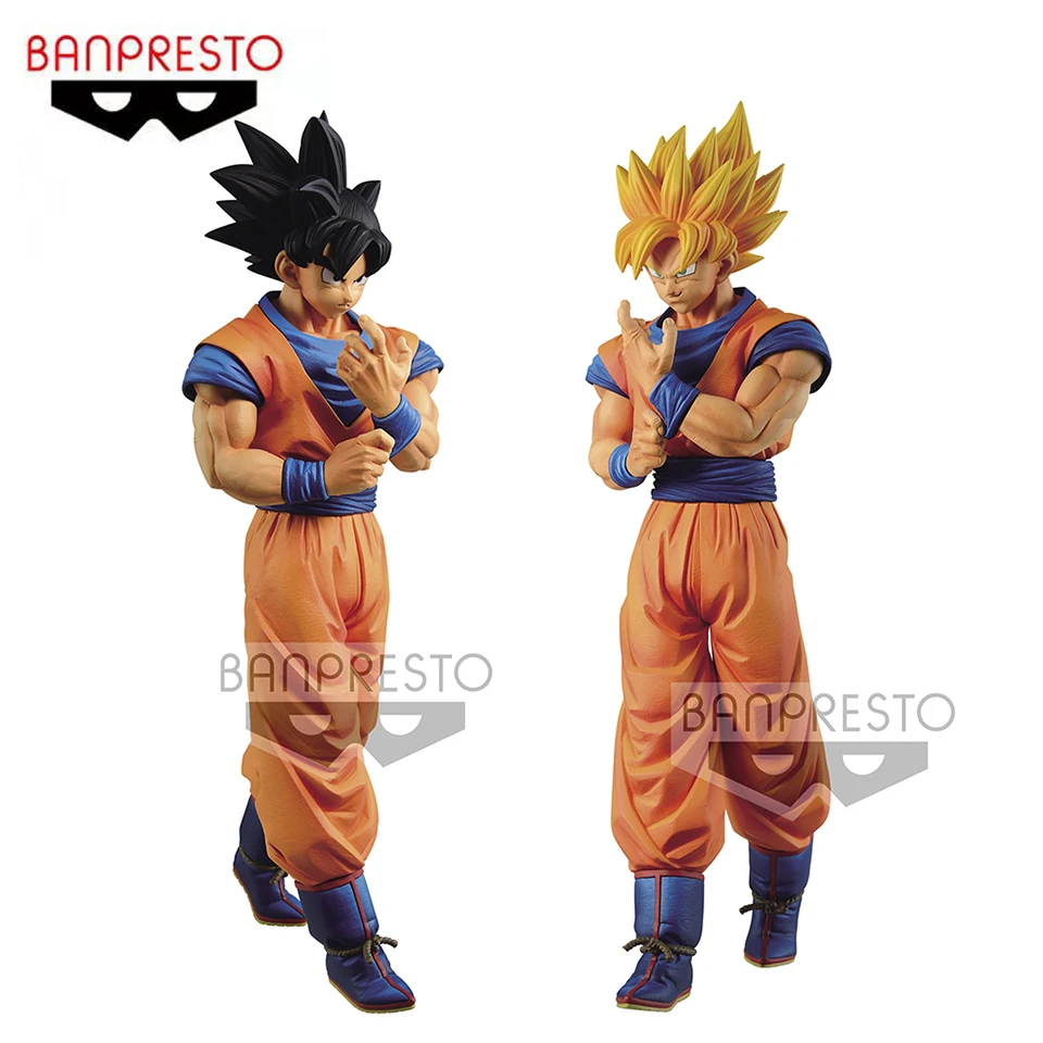 100 Original Genuine Banpresto Dragon Ball Z Solid Edge Works 23cm Son