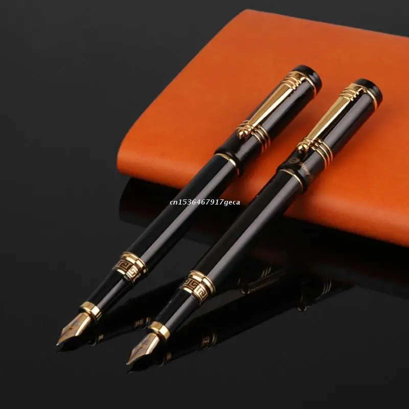 

Luxury Men Women Fountain Pen Business Student 0.5mm 1.0mm Extra Fine Nib Calligraphy Office School Supplies Writing Dropship