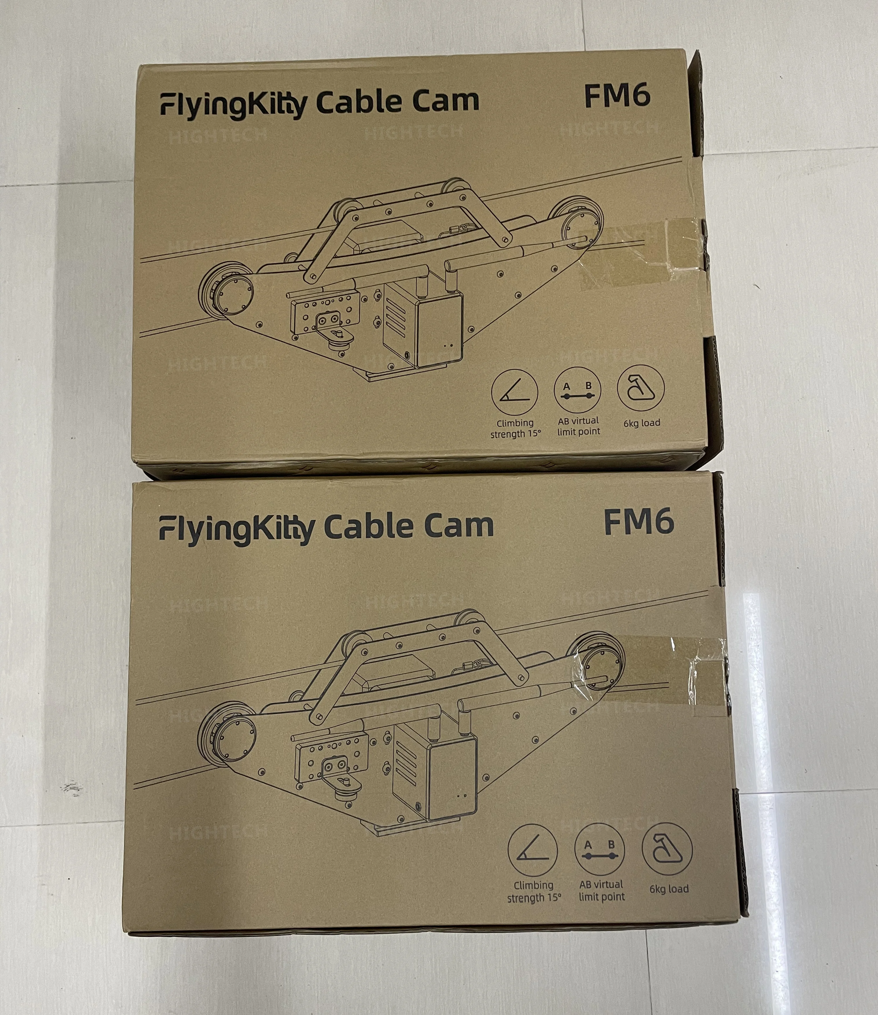. FlyingKitty FM6 III Pro RC300 Ropeway Cablecam System View integrates All in a