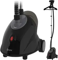 GS18-DJ Standing Garment Steamer with Roll Wheels for Easy Movement, 1.8L Water Tank for 1 Hour Continuous Steaming, Adju 1