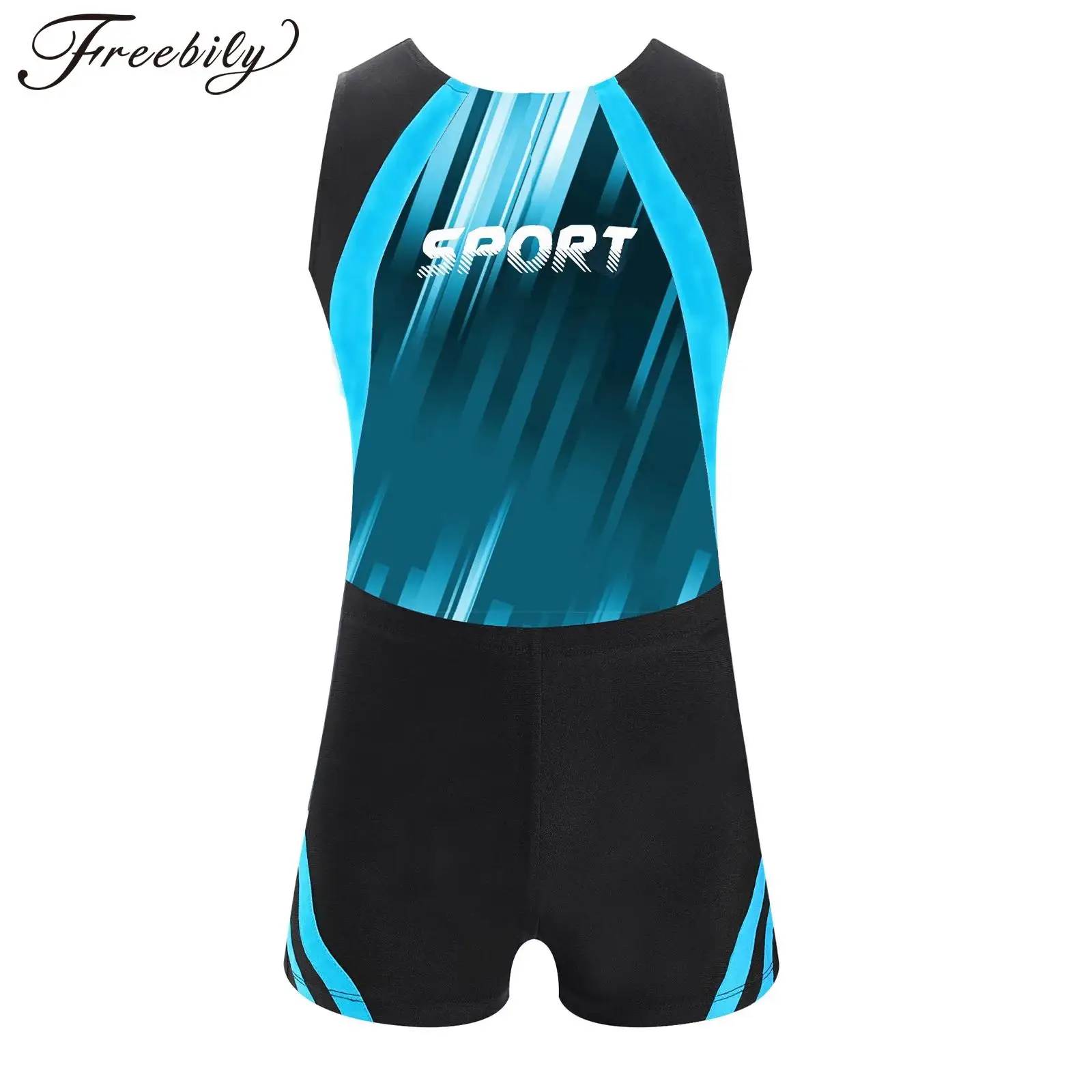 Kids Boys Gymnastics Leotard Shorts Set Ballet Tank Leotard Dancewear Workout Gym Unitard Jumpsuit Training Activewear 3486930 ballet leotard,dance leotard