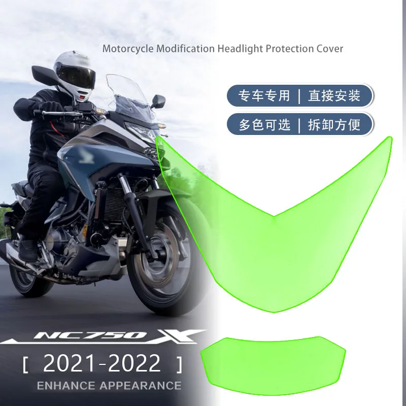 

For Honda NC750 NC750X NC 750 X 2021 2022 2023 Motorcycle Front Headlight Guard Head Lamp Screen Shield Lens