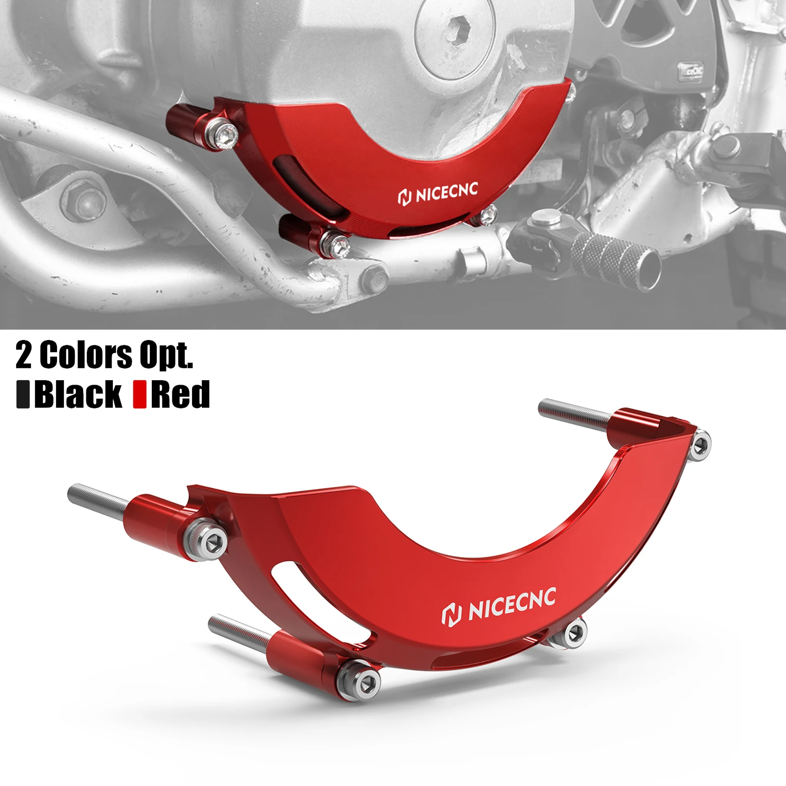 NICECNC Motorrad-Lichtmaschinenabdeckung Schutz für Honda XR650L XR 650L XR 650 L 1993-2025 2024 2023 2022 2021 2020 2019