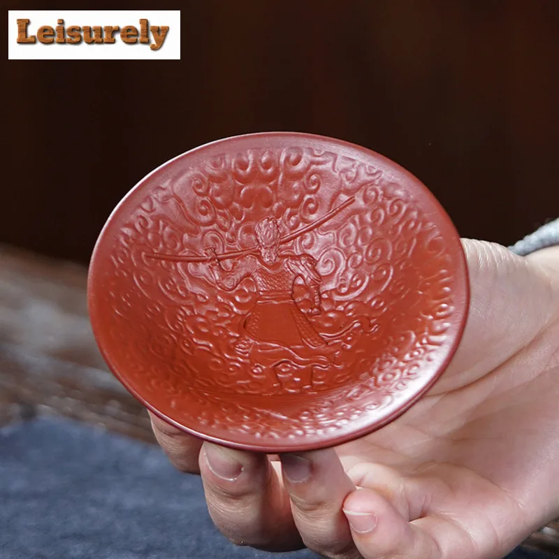 70ml Yixing Zisha Wukong Teacup Zen Tea Bowl Cup For Tea Tea-tasting Fragrance Cup Chazhan Master Cups Teaware Accessories Craft